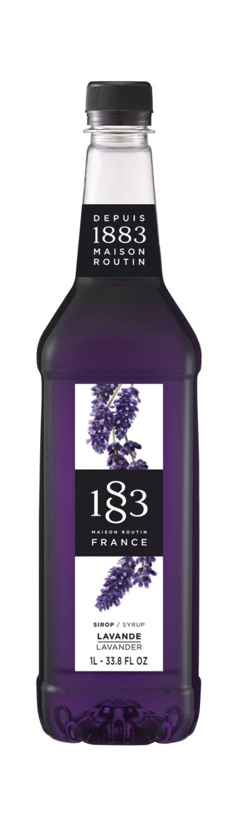 Beverage Syrup, Lavender, with Cane Sugar, Plastic,2 - 1 LITER