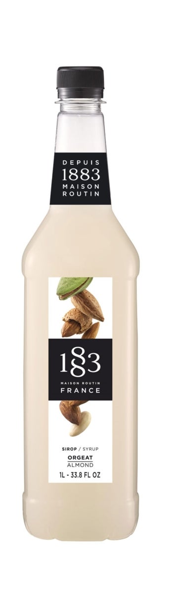 Beverage Syrup, Almond, with Cane Sugar, Plastic,2 - 1 LITER