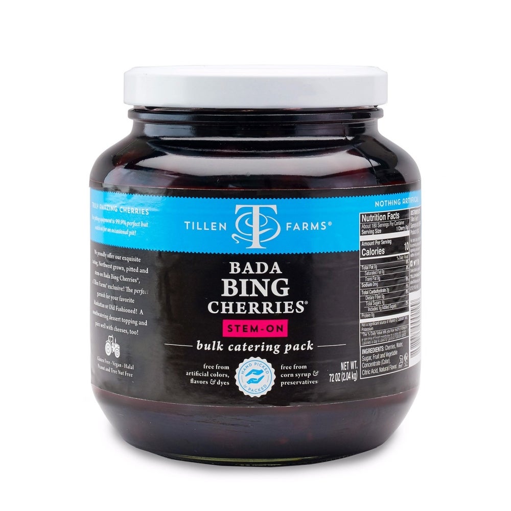 Cherries, Bing, Whole, Pitted with Stem, in Sugar Water,4 - 72 OUNCE