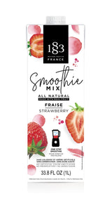 Smoothie Mix, Strawberry, Liquid,4 - 1 LITER