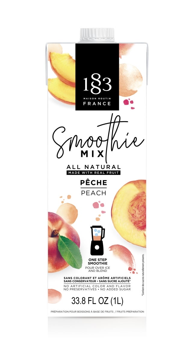 Smoothie Mixes, Peach,4 - 1 LITER