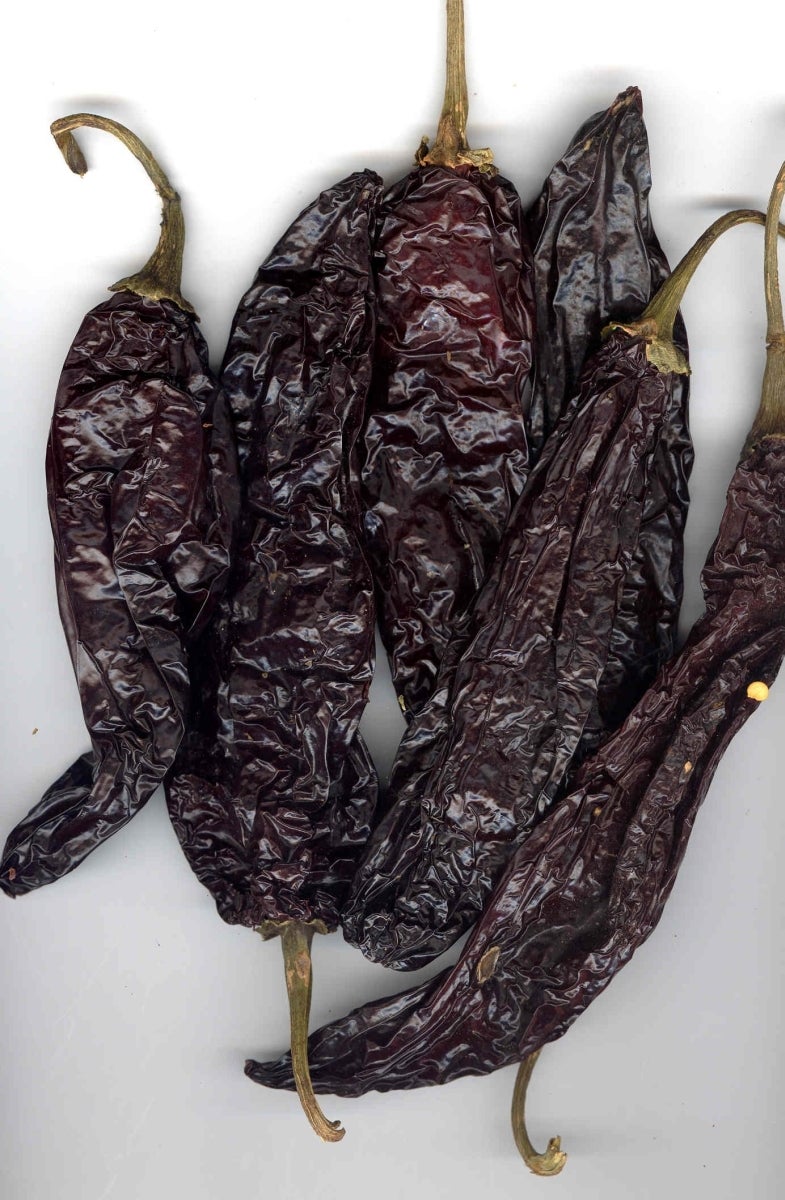 Peppers, Pasilla Negro Chili, Whole, Dried, Bulk,1 - 10 POUND