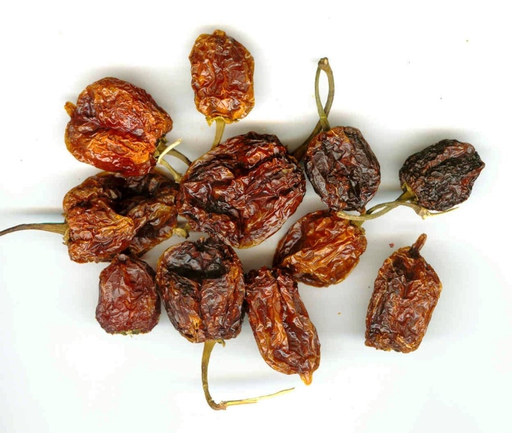 Peppers, Habanero Chili, Whole, Dried, Bulk,1 - 10 POUND