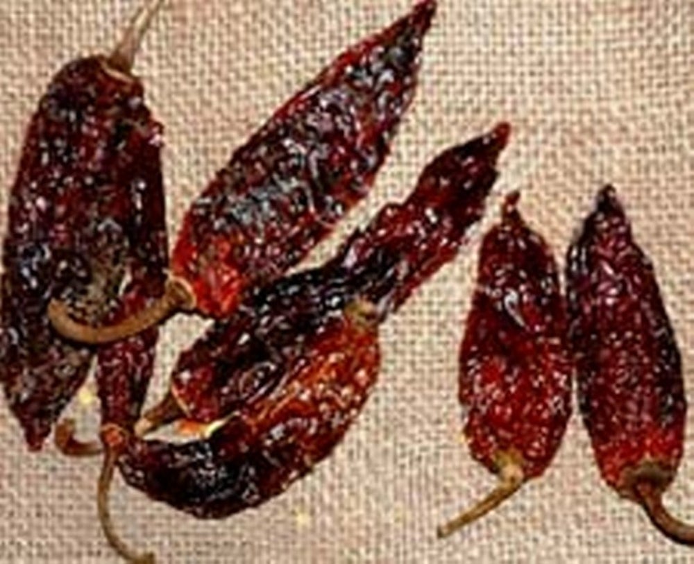 Peppers, Pasilla De Oaxaca Chili, Whole, Dried, Bulk,1 - 10 POUND