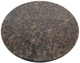 Tabletop, 30 Inch, Granite, Tan Brown, Round,1 - 1 COUNT