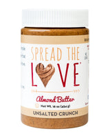Almond Butter, Unsalted Crunch,6 - 16 OUNCE
