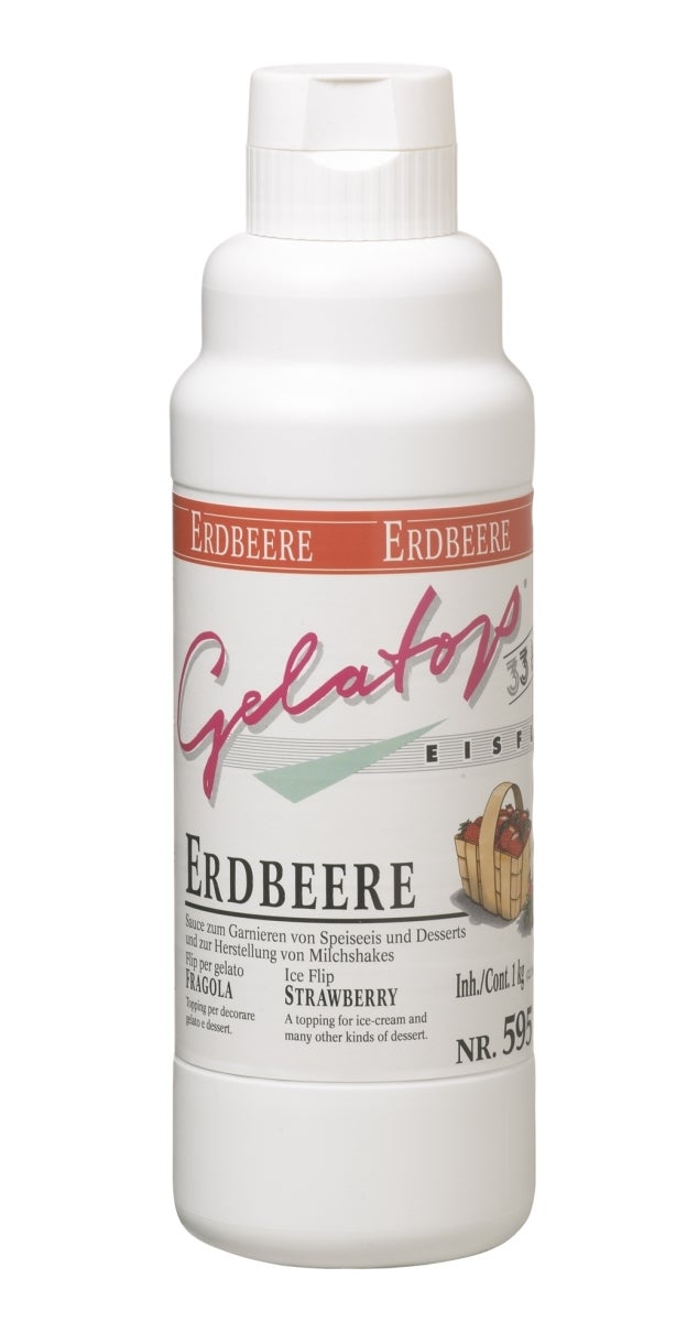 Sauce, Strawberry, Squeeze Bottle,1 - 2.2 POUND