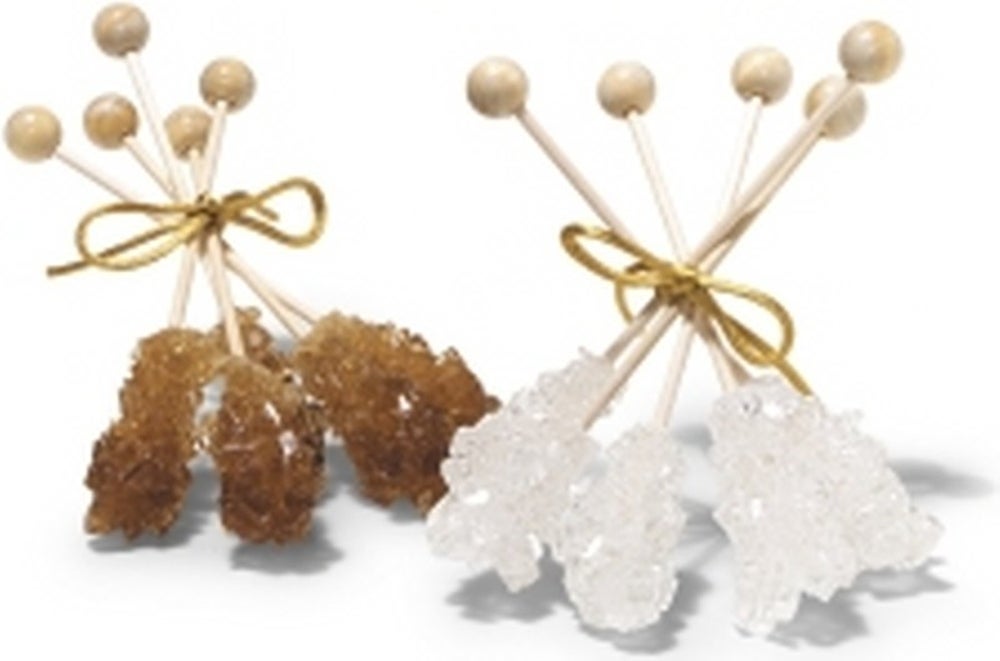 Candy, Rock Sugar, White, Swizzle Stick,4 - 72 COUNT