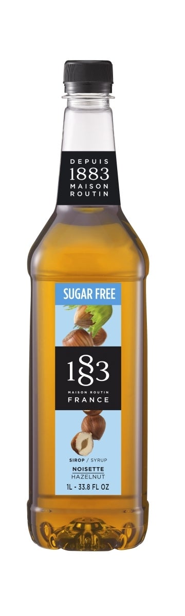 Beverage Syrup, Hazelnut, Sugar-Free, Plastic,2 - 1 LITER