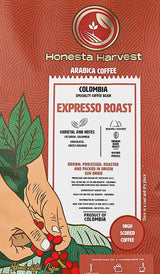 Espresso, Whole Bean, Medium Dark Roast, Retail Bag,6 - 12 OUNCE