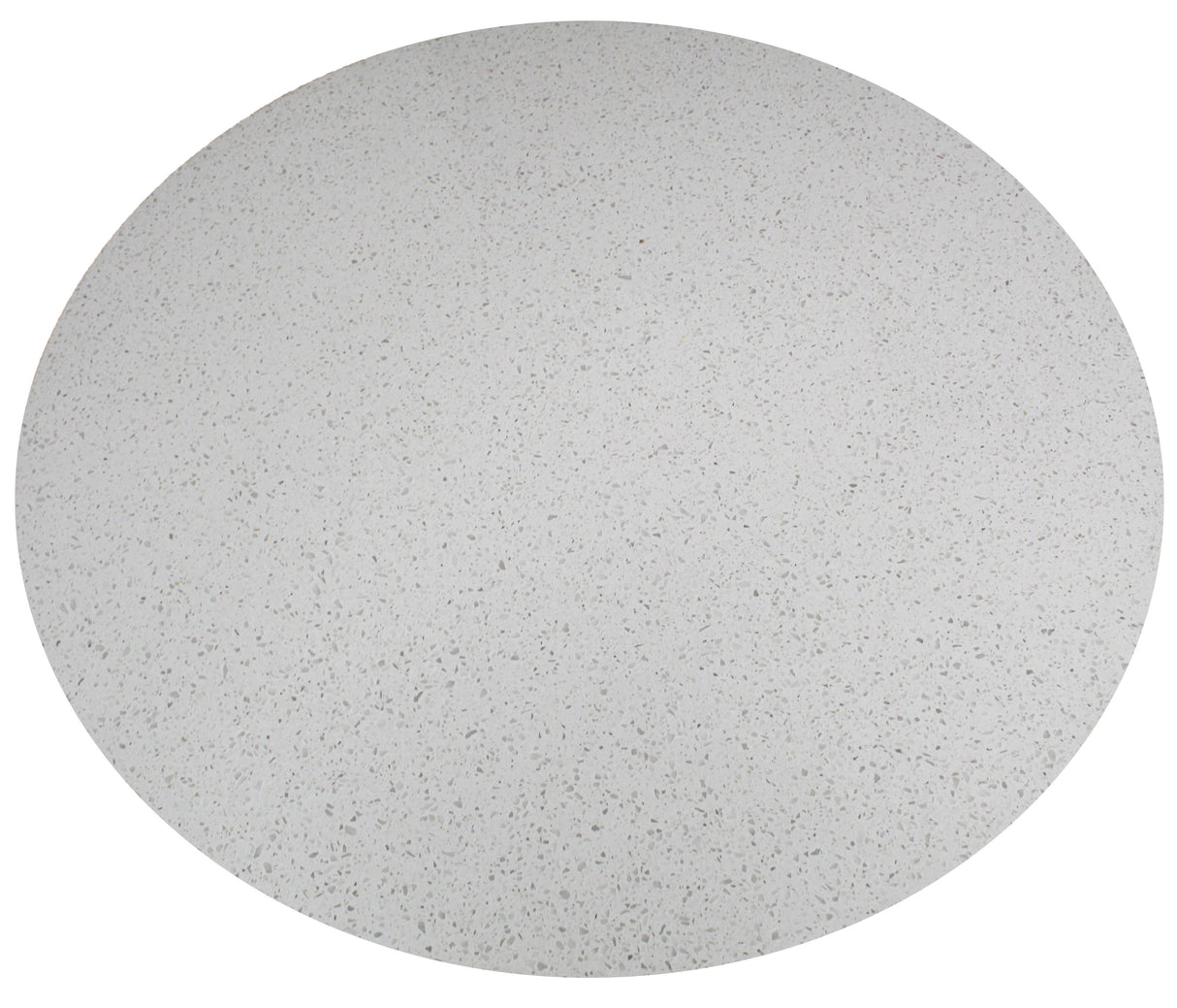 Tabletop, 54 Inch, Quartz, Snow White, Round,1 - 1 COUNT