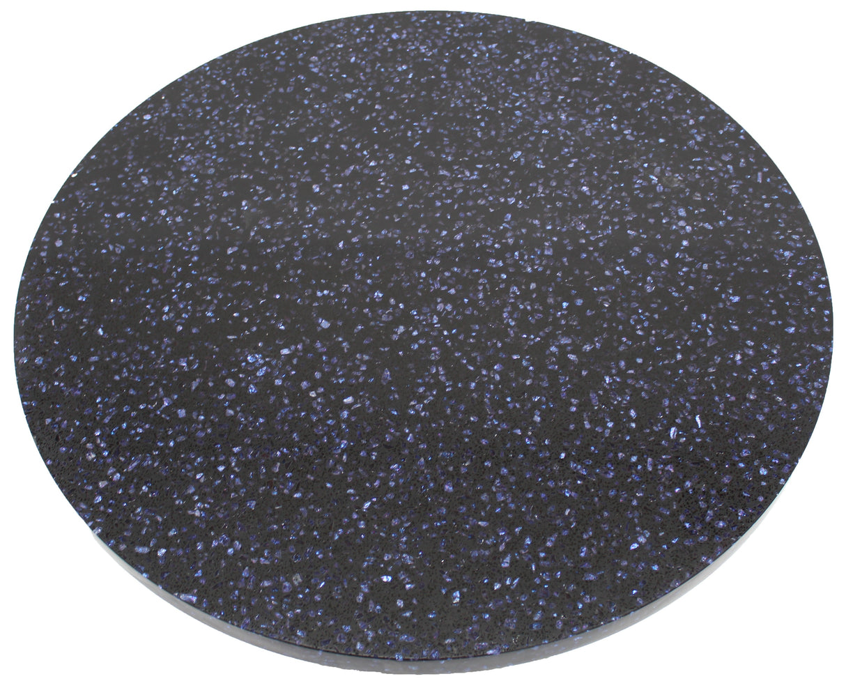 Tabletop, 48 Inch, Quartz, Blue Galaxy, Round,1 - 1 COUNT