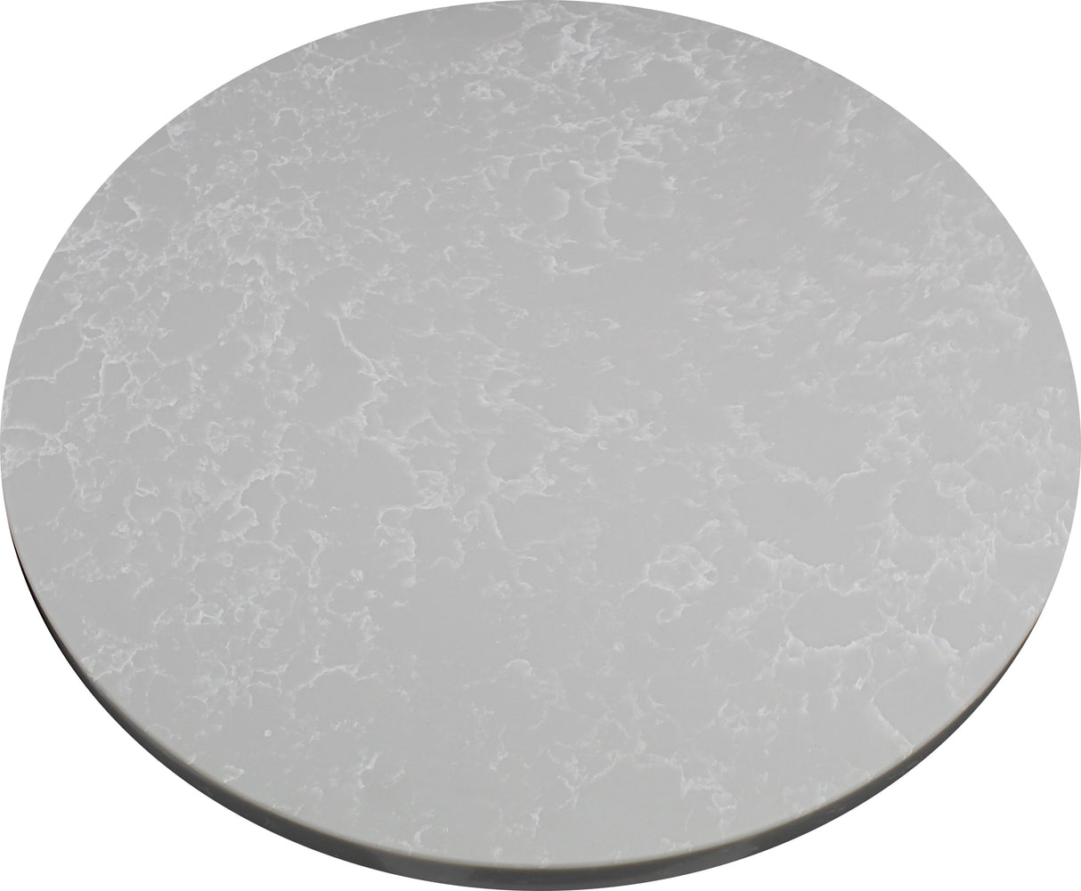 Tabletop, 36 Inch, Quartz, Nebula Gray, Round,1 - 1 COUNT
