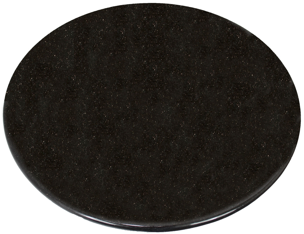 Tabletop, 30 Inch, Granite, Black Galaxy, Round,1 - 1 COUNT