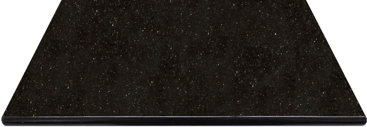 Tabletop, 30 x 30 Inch, Granite, Black Galaxy,1 - 1 COUNT