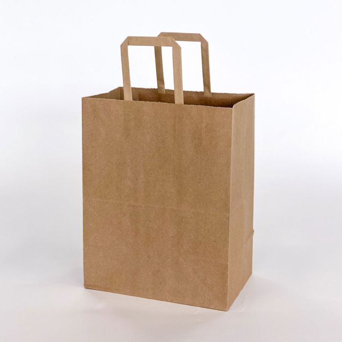 Bags, Paper, Kraft, Plain, Double Handle, King,500 - 1 EACH