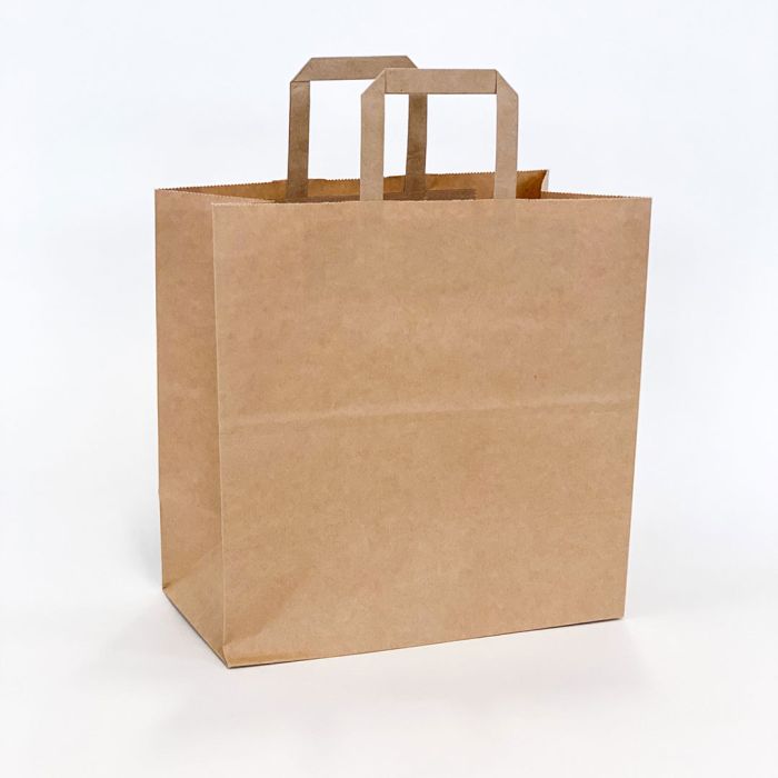 Bags, Half-Bushel, Paper, Natural, Plain, Double Handle,250 - 1 EACH