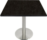 Tabletop, 36 x 36 Inch, Granite, Black Galaxy,1 - 1 COUNT