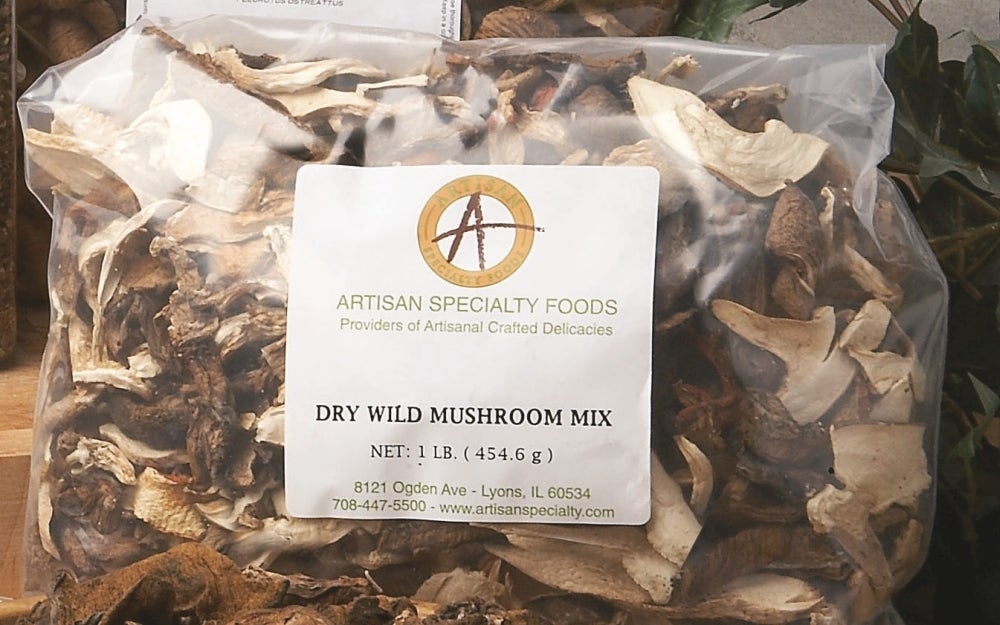 Mushrooms, Assorted, Sliced, Dried,1 - 1 POUND