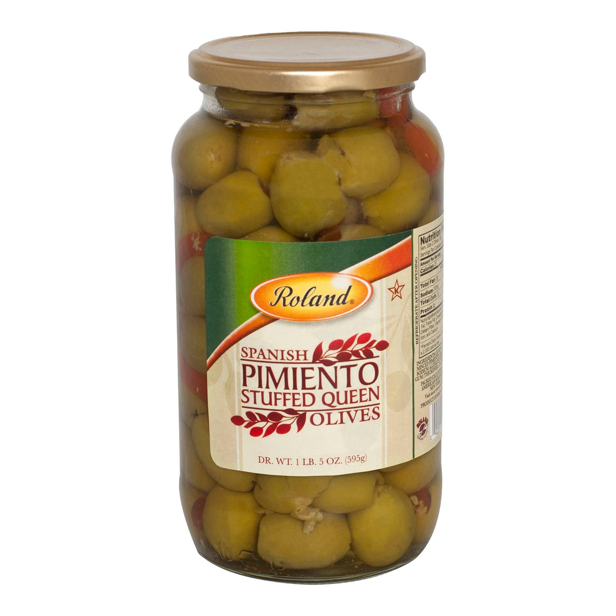 Olives, Queen, Stuffed with Pimento Cheese,12 - 1.5 POUND