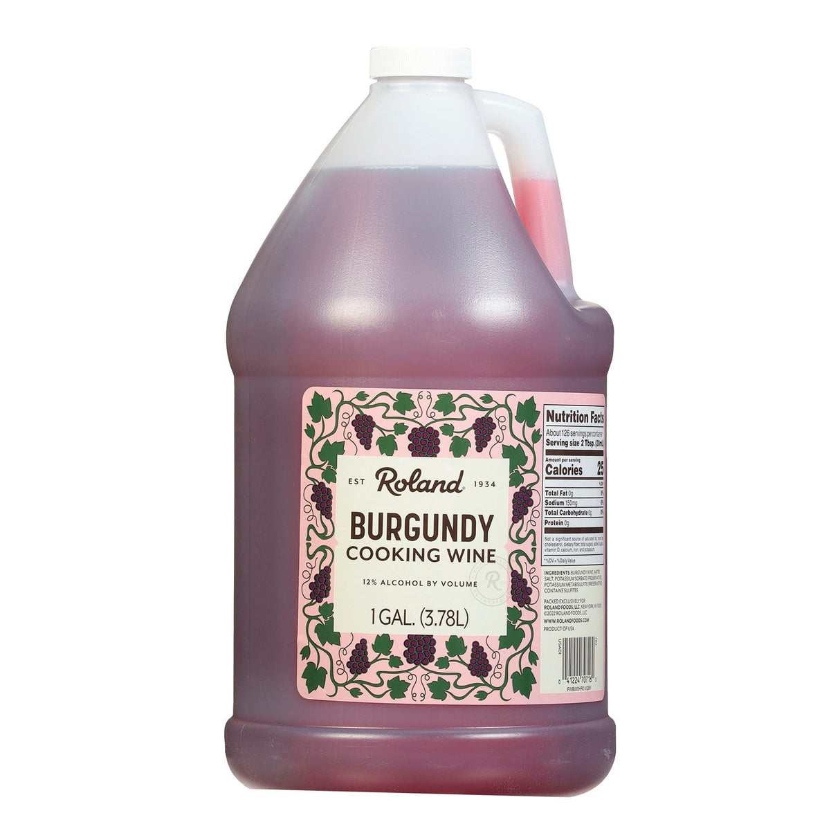 Cooking Wine, Burgundy,4 - 1 GALLON