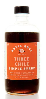 Syrup, Simple, Three Chili,6 - 8 OUNCE