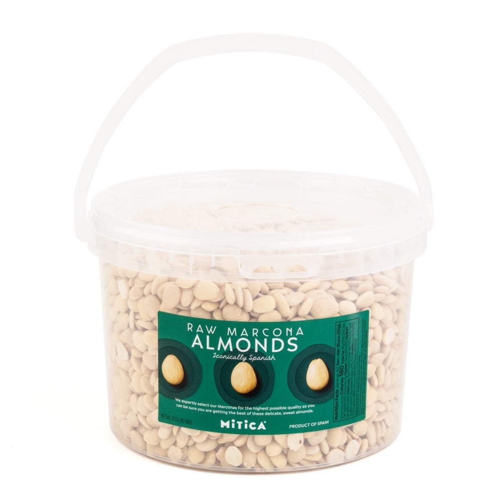Almonds, Spanish Marcona, Unsalted, Shelled,1 - 11 POUND