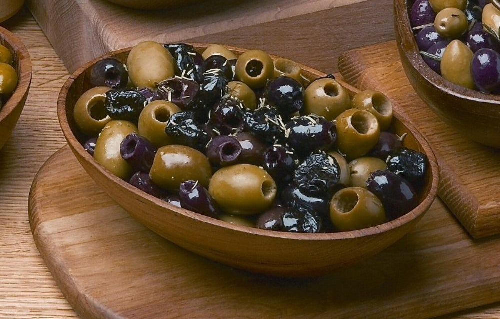 Olives, Mediterranean Blend, Pitted,1 - 11 POUND