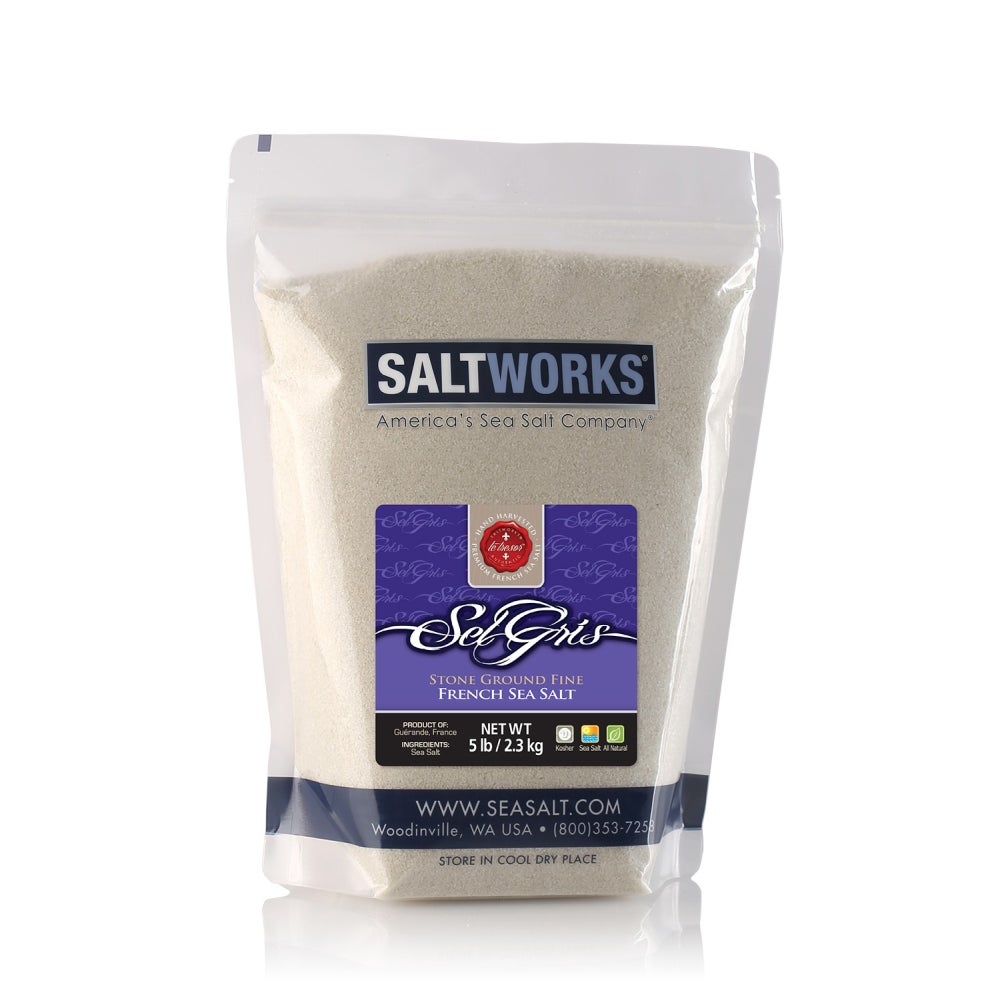 Salt, Sea, Sel Gris, Fine,1 - 5 POUND