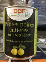 Pears, Baby, Whole, in Syrup,12 - 1.87 POUND