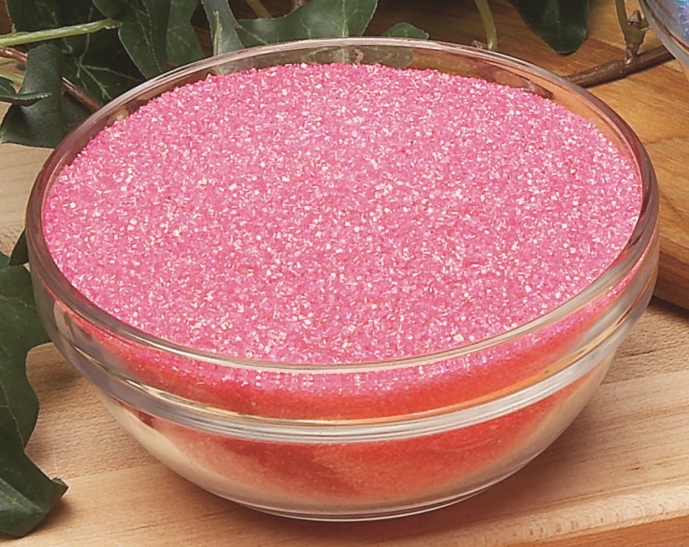 Sugar, Sanding, Crystal, Pink,1 - 8 POUND