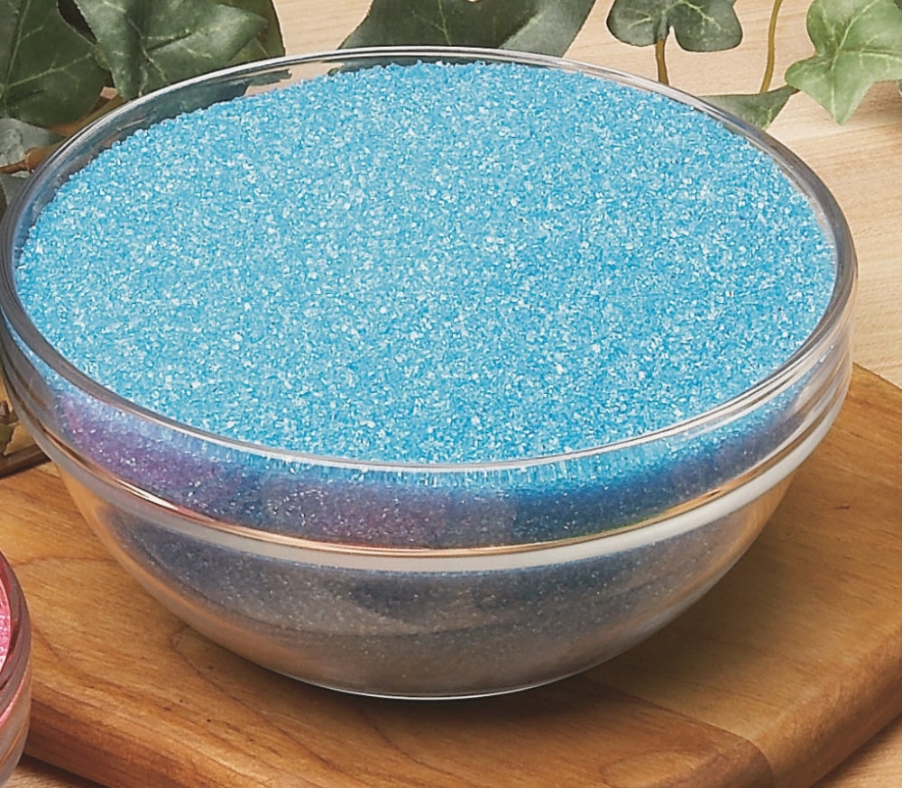 Sugar, Sanding, Crystal, Blue,1 - 8 POUND