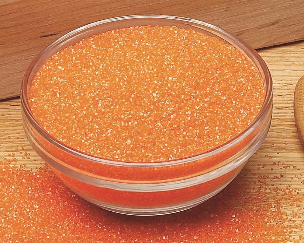 Sugar, Sanding, Crystal, Orange,1 - 8 POUND