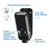 Dispenser, Hand Soap, Manual, Black,6 - 1 COUNT