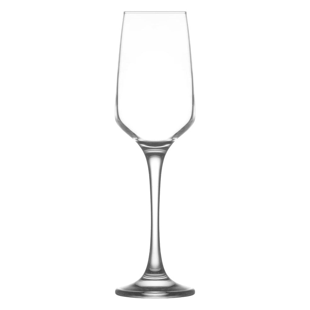Flutes, Champagne, Lyon, 7.75 Ounce, 1.97 x 8.86 Inch, Soda Lime,12 - 1 COUNT