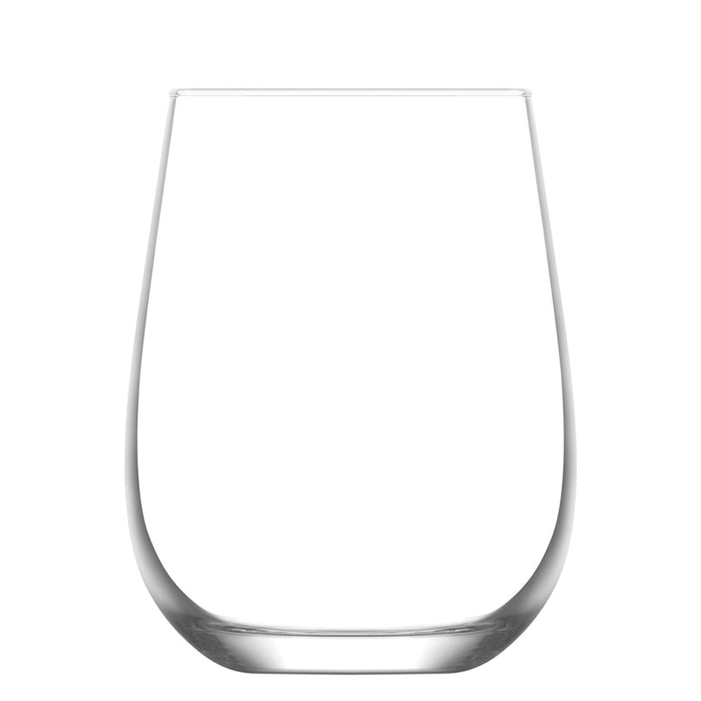 Glasses, Wine, Paris, 16.25 Ounce, 2.76 x 4.38 Inch, Soda Lime, Stemless,12 - 1 COUNT