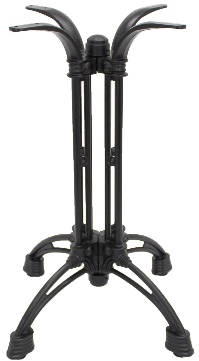 Table Base, 17 Inch, Dining Height, Matte, Black, Ornate,1 - 1 COUNT