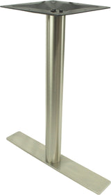 Table Base, 4 x 24 Inch, Dining Height, Stainless Steel,2 - 1 COUNT