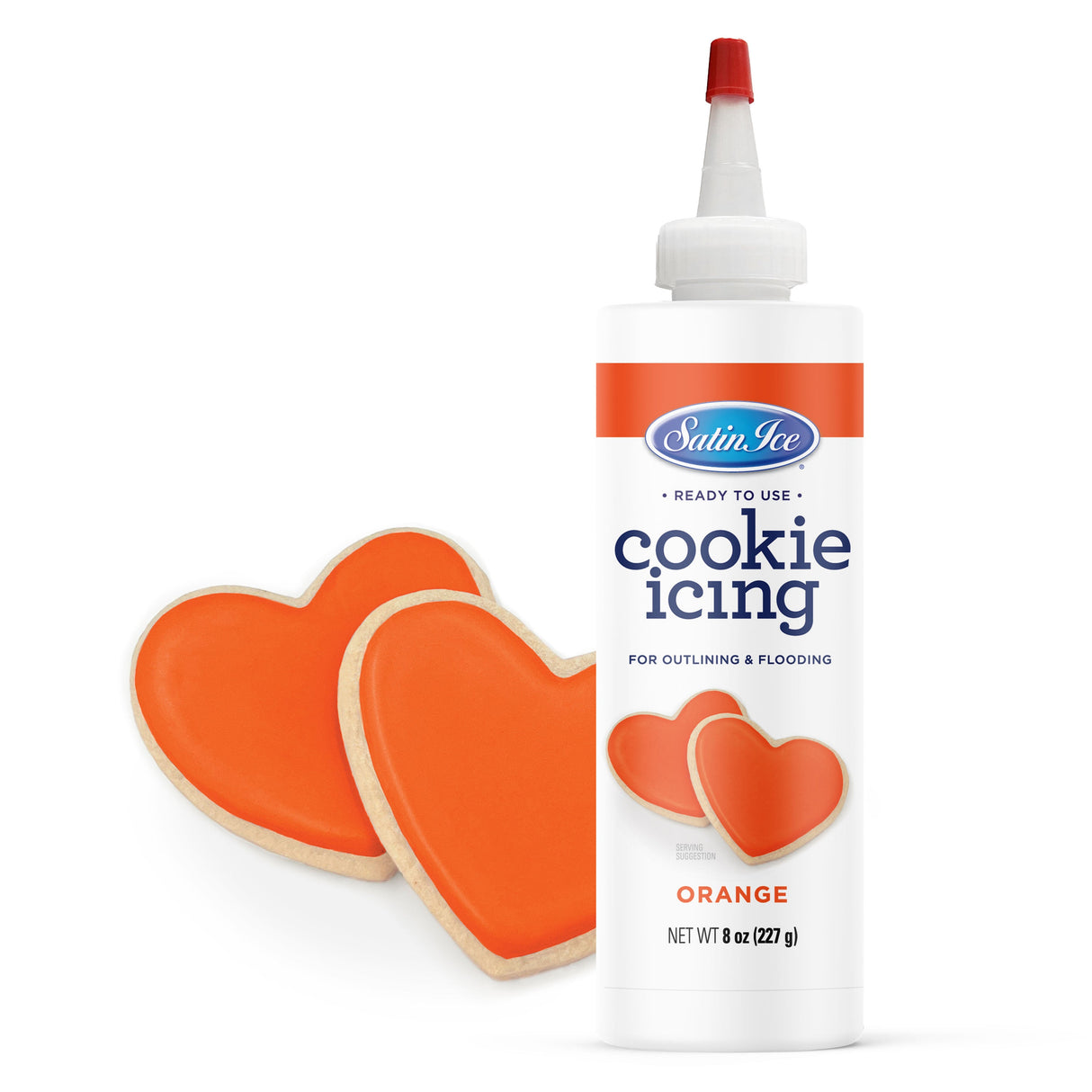 Icing, Cookie, Orange,3 - 8 OUNCE