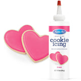Icing, Cookie, Pink,3 - 8 OUNCE