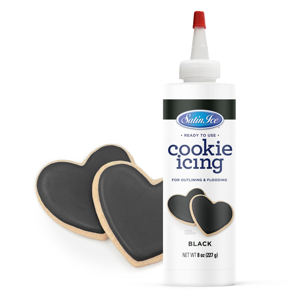 Icing, Cookie, Black,3 - 8 OUNCE