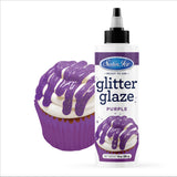 Glitter Glaze, Purple,3 - 10 OUNCE