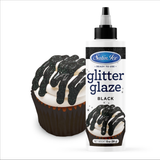 Glitter Glaze, Black,3 - 10 OUNCE