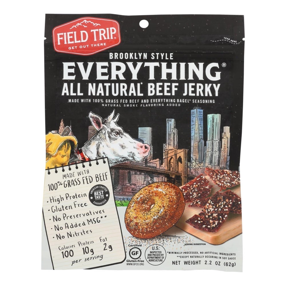 Jerky, Beef, Everything Bagel,9 - 2.2 OUNCE