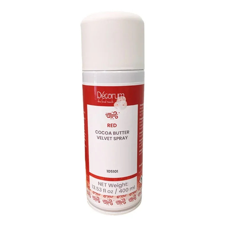 Food Color, Red, Spray, Matte Finish, Aerosol,12 - 400 ML