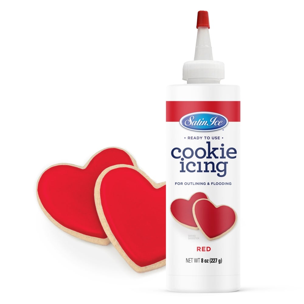 Icing, Cookie, Red,3 - 8 OUNCE