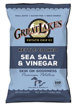 Chips, Potato, Kettle, Salt & Vinegar, Single-Serve,40 - 1.38 OUNCE