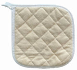 Holders, Pot, 8 x 8 Inch, Terry Cloth, Almond,12 - 1 EACH