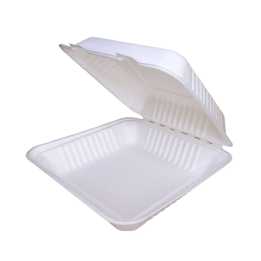 Plates, 9 Inch, Paper, White, Round, Compostable,500 - 1 COUNT