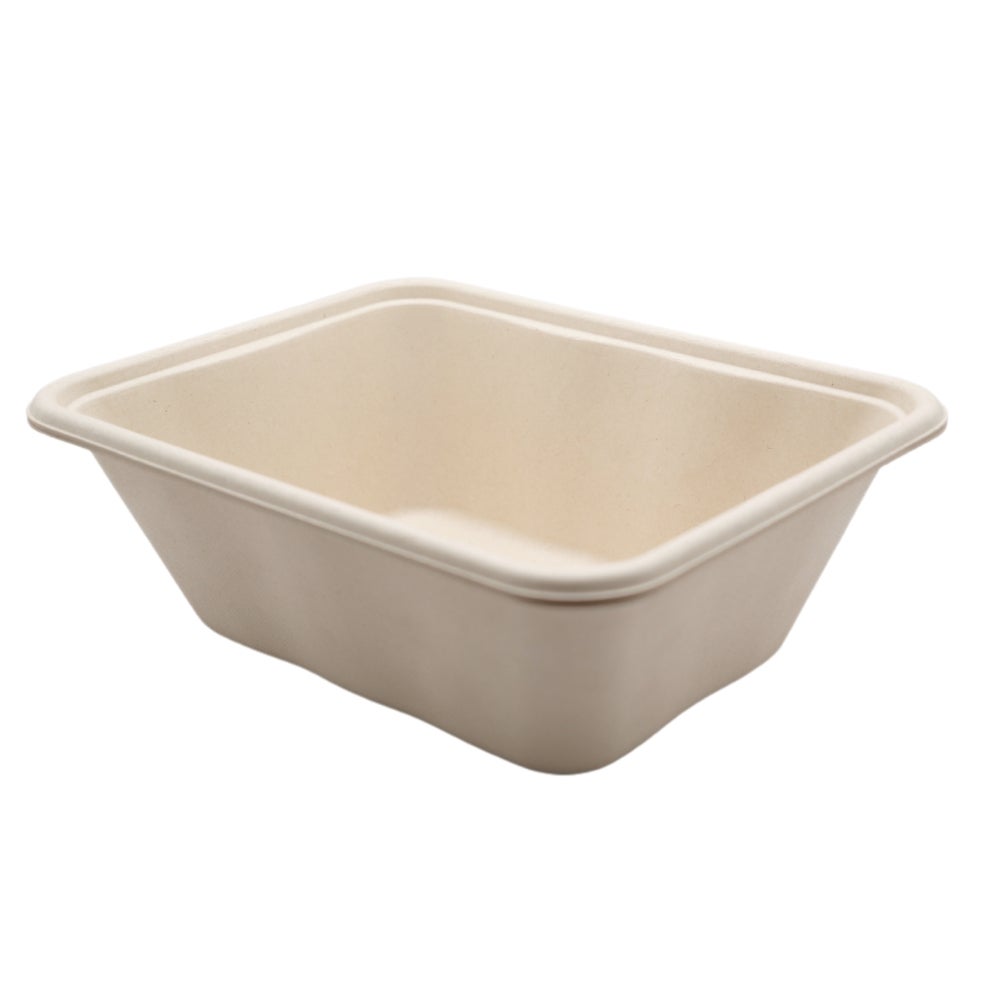 Tray, 60 Ounce, Bagasse, Rectangle,400 - 1 COUNT